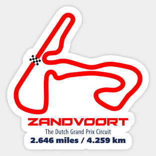 Dutch Track Graphic Sticker